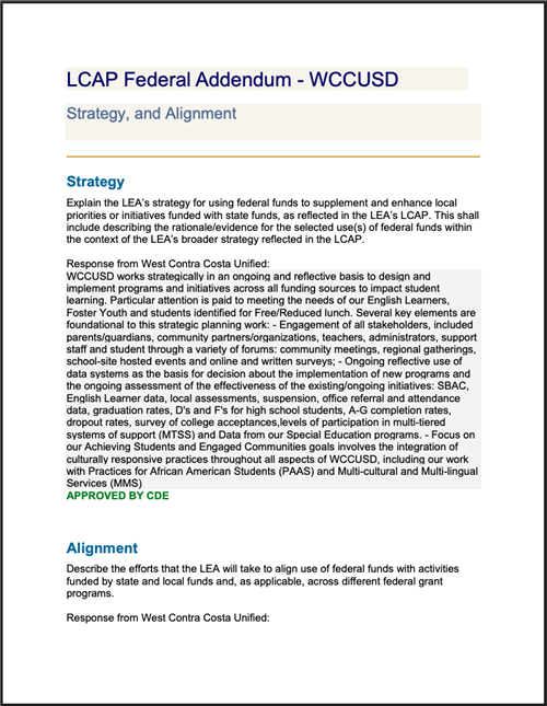 lcap fed addendum